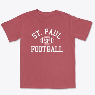 St. Paul Catholic School Classic Football Premium Heavyweight T-shirt