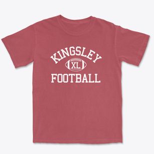 Kingsley Montessori School Classic Football Premium Heavyweight T-shirt