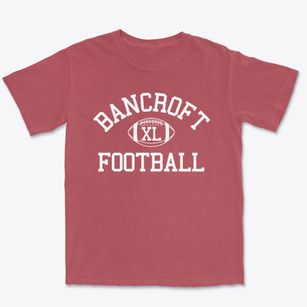 Bancroft Community School Classic Football Premium Heavyweight T-shirt