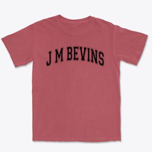 J M Bevins Elementary School Varsity Arch Premium Heavyweight T-shirt