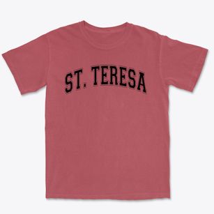 St. Teresa Varsity Arch Premium Heavyweight T-shirt