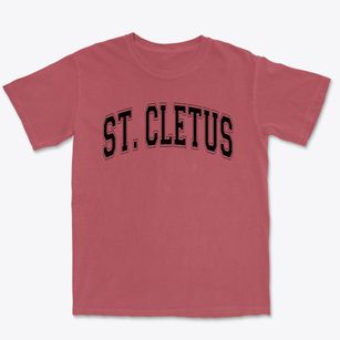 St. Cletus School Varsity Arch Premium Heavyweight T-shirt
