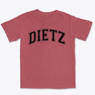 Dietz Elementary School Varsity Arch Premium Heavyweight T-shirt