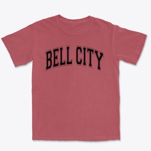 Bell City High School Varsity Arch Premium Heavyweight T-shirt