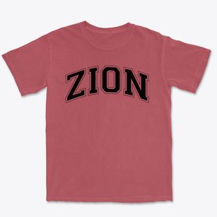 Zion Lutheran School Varsity Arch Premium Heavyweight T-shirt