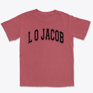 L O Jacob Elementary School Varsity Arch Premium Heavyweight T-shirt