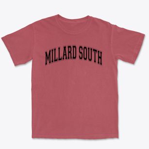 Millard South High School Varsity Arch Premium Heavyweight T-shirt