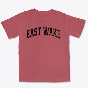 East Wake Middle School Varsity Arch Premium Heavyweight T-shirt