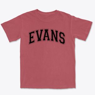 Evans Elementary School Varsity Arch Premium Heavyweight T-shirt