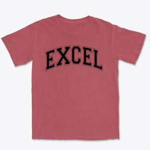 Excel Academy Varsity Arch Premium Heavyweight T-shirt