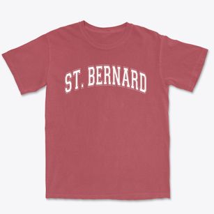St. Bernard School Varsity Arch Premium Heavyweight T-shirt