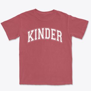 Kinder Elementary School Varsity Arch Premium Heavyweight T-shirt