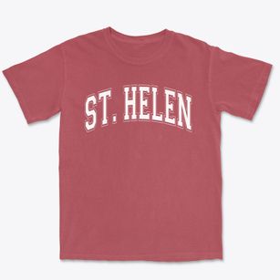St Helen Parish Varsity Arch Premium Heavyweight T-shirt
