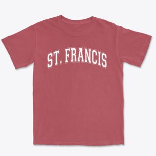 Saint Francis De Sales School Varsity Arch Premium Heavyweight T-shirt