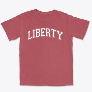 Liberty Junior High School Varsity Arch Premium Heavyweight T-shirt