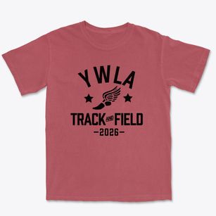 Young Women's Leadership Academy Track and Field Premium Heavyweight T-shirt
