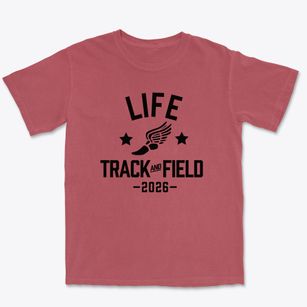 Life Academy Track and Field Premium Heavyweight T-shirt