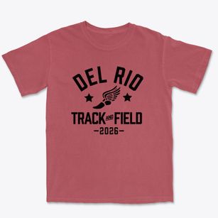Del Rio Elementary School Track and Field Premium Heavyweight T-shirt