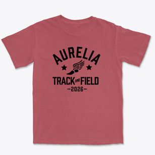 Aurelia Community School Track and Field Premium Heavyweight T-shirt