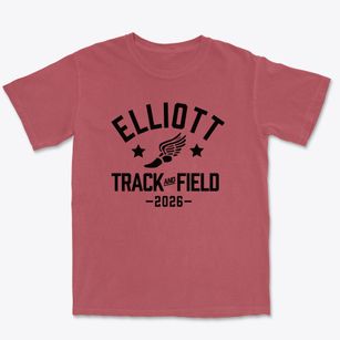 Elliott Elementary School Track and Field Premium Heavyweight T-shirt