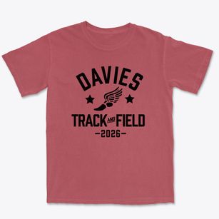 Davies Elementary School Track and Field Premium Heavyweight T-shirt