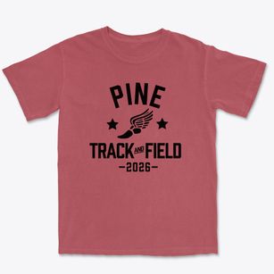 Pine Ridge Mennonite School Track and Field Premium Heavyweight T-shirt
