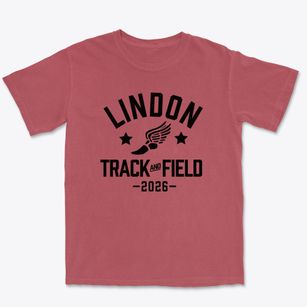 Lindon Charter Academy Track and Field Premium Heavyweight T-shirt