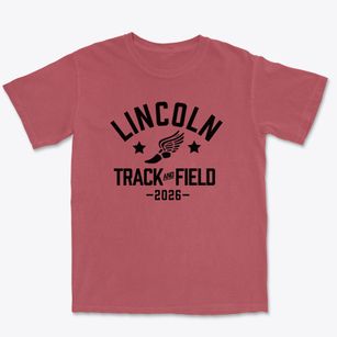 Lincoln Elementary School Track and Field Premium Heavyweight T-shirt