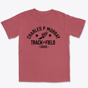 Charles P Murray Middle School Track and Field Premium Heavyweight T-shirt