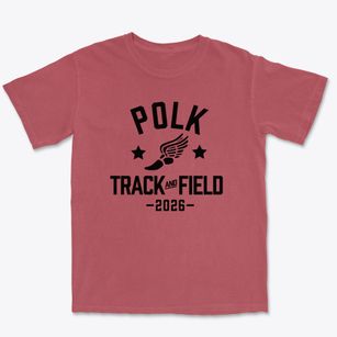 Polk Elementary School Track and Field Premium Heavyweight T-shirt