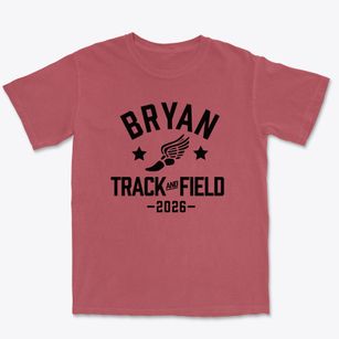 Bryan Elementary School Track and Field Premium Heavyweight T-shirt