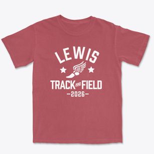 Lewis Elementary School Track and Field Premium Heavyweight T-shirt