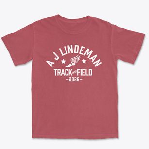 A J Lindeman Elementary School Track and Field Premium Heavyweight T-shirt