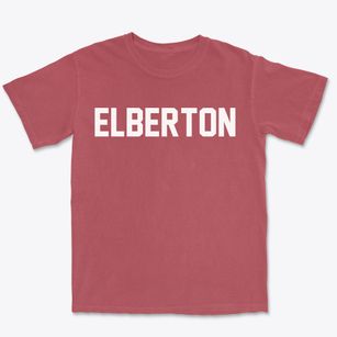 Elberton Georgia Classic Block Premium Heavyweight T-shirt
