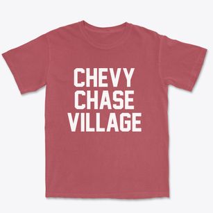 Chevy Chase Village Maryland Classic Block Premium Heavyweight T-shirt