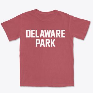 Delaware Park New Jersey Classic Block Premium Heavyweight T-shirt