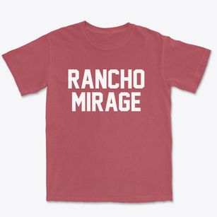 Rancho Mirage California Classic Block Premium Heavyweight T-shirt