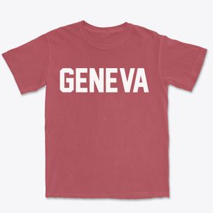 Geneva Pennsylvania Classic Block Premium Heavyweight T-shirt