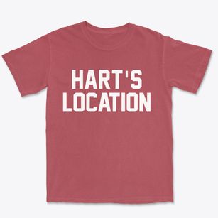 Hart's Location New Hampshire Classic Block Premium Heavyweight T-shirt