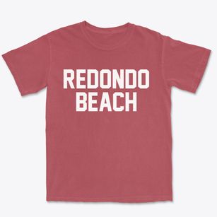 Redondo Beach California Classic Block Premium Heavyweight T-shirt