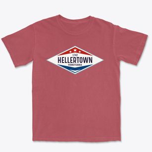 Hellertown Pennsylvania Diamond Star Premium Heavyweight T-shirt