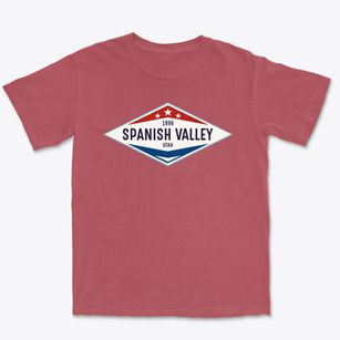Spanish Valley Utah Diamond Star Premium Heavyweight T-shirt