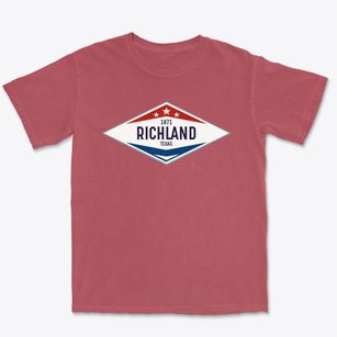 Richland Texas Diamond Star Premium Heavyweight T-shirt