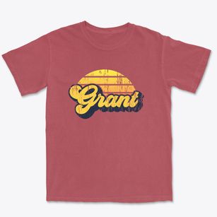 Grant Wisconsin Sublime Sunset Premium Heavyweight T-shirt