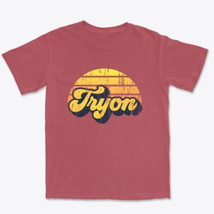 Tryon North Carolina Sublime Sunset Premium Heavyweight T-shirt