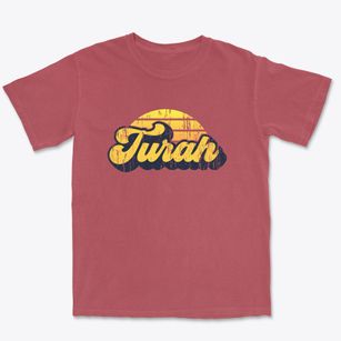 Turah Montana Sublime Sunset Premium Heavyweight T-shirt