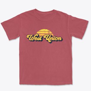 West Union New York Sublime Sunset Premium Heavyweight T-shirt