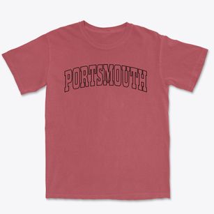 Portsmouth Virginia Trendy Block Premium Heavyweight T-shirt