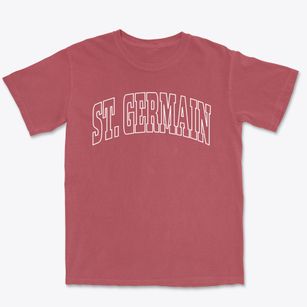 St. Germain Wisconsin Trendy Block Premium Heavyweight T-shirt