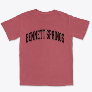 Bennett Springs Missouri Varsity Premium Heavyweight T-shirt